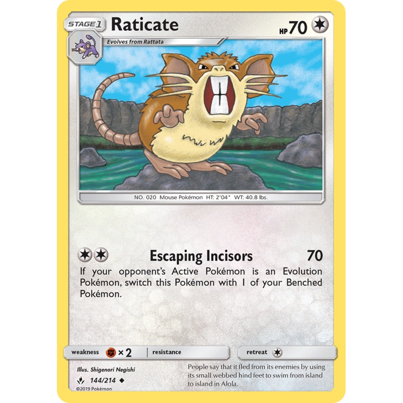 Raticate (144/214) [Sun & Moon: Unbroken Bonds]