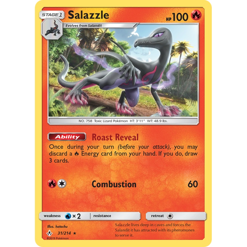 Salazzle (31/214) [Sun & Moon: Unbroken Bonds]