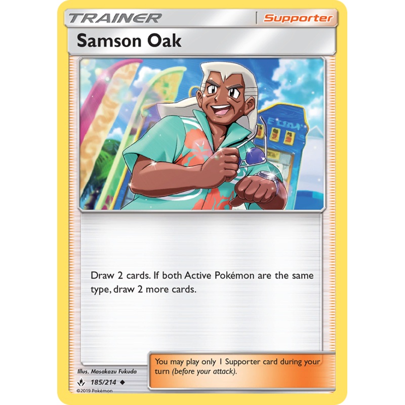 Samson Oak (185/214) [Sun & Moon: Unbroken Bonds]
