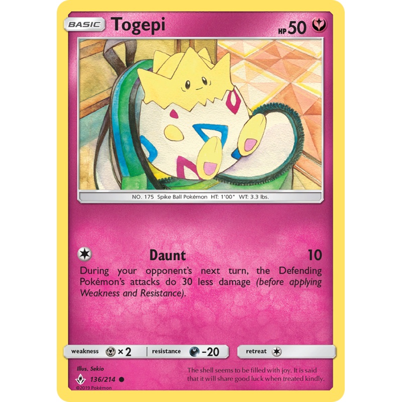 Togepi (136/214) [Sun & Moon: Unbroken Bonds]
