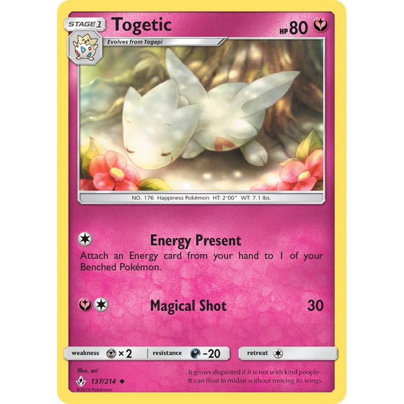 Togetic (137/214) [Sun & Moon: Unbroken Bonds]