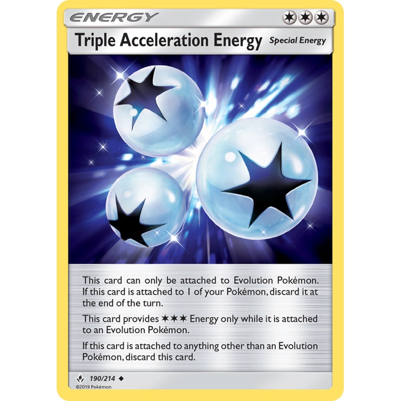 Triple Acceleration Energy (190/214) [Sun & Moon: Unbroken Bonds]
