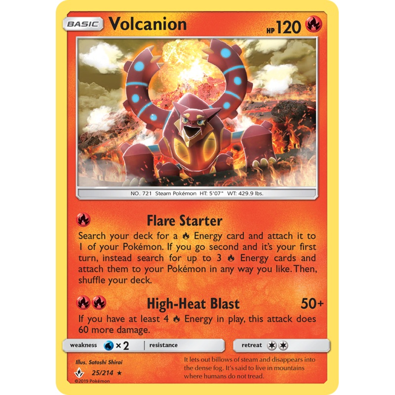 Volcanion (25/214) [Sun & Moon: Unbroken Bonds]