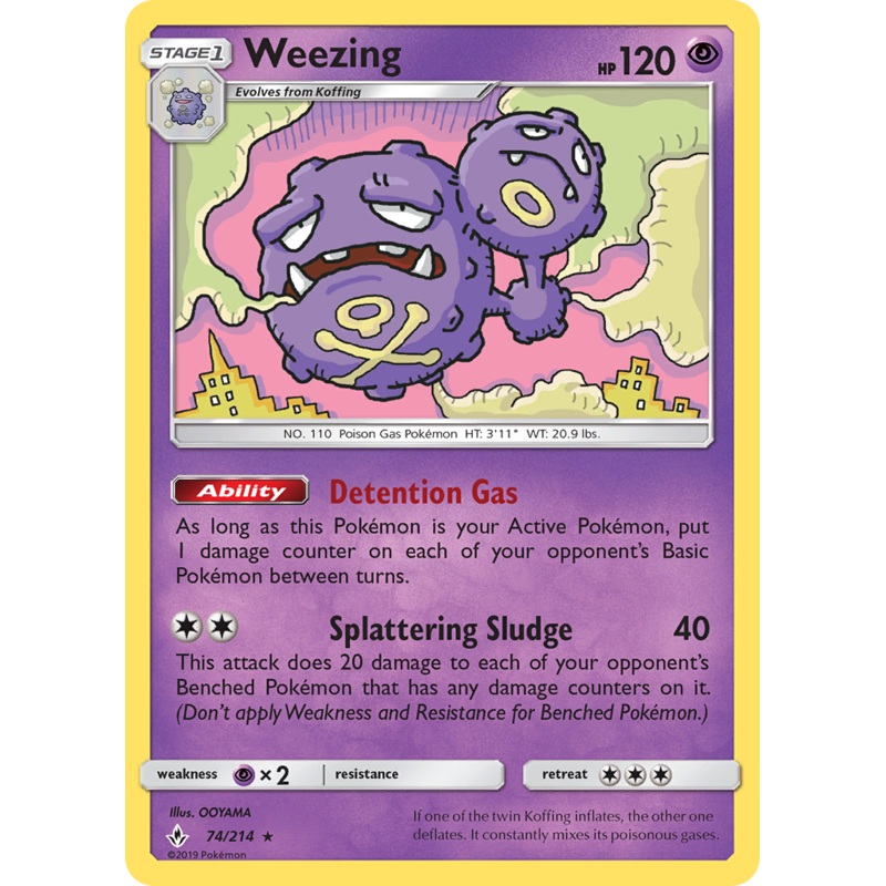 Weezing (74/214) [Sun & Moon: Unbroken Bonds]