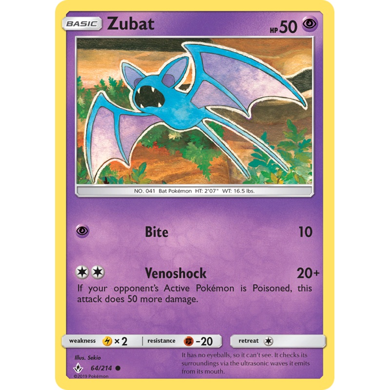 Zubat (64/214) [Sun & Moon: Unbroken Bonds]