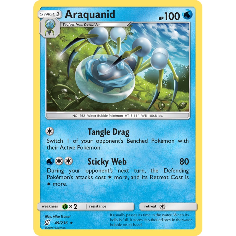 Araquanid (49/236) [Sun & Moon: Unified Minds]