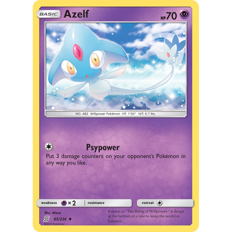 Azelf (85/236) [Sun & Moon: Unified Minds]