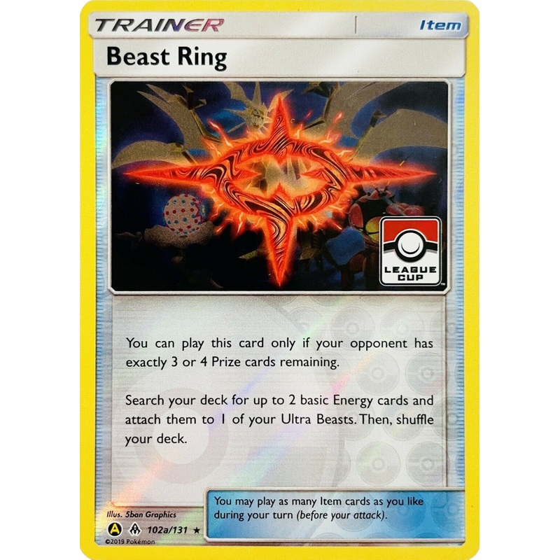 Beast Ring (102a/131) (League Promo) [Sun & Moon: Forbidden Light]