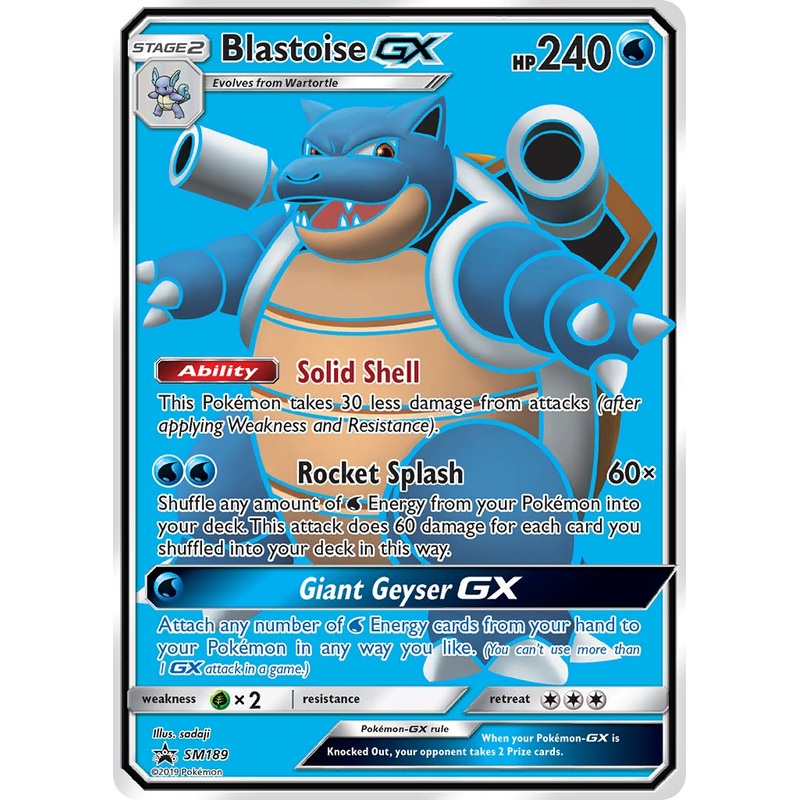 Blastoise GX (SM189) [Sun & Moon: Black Star Promos]