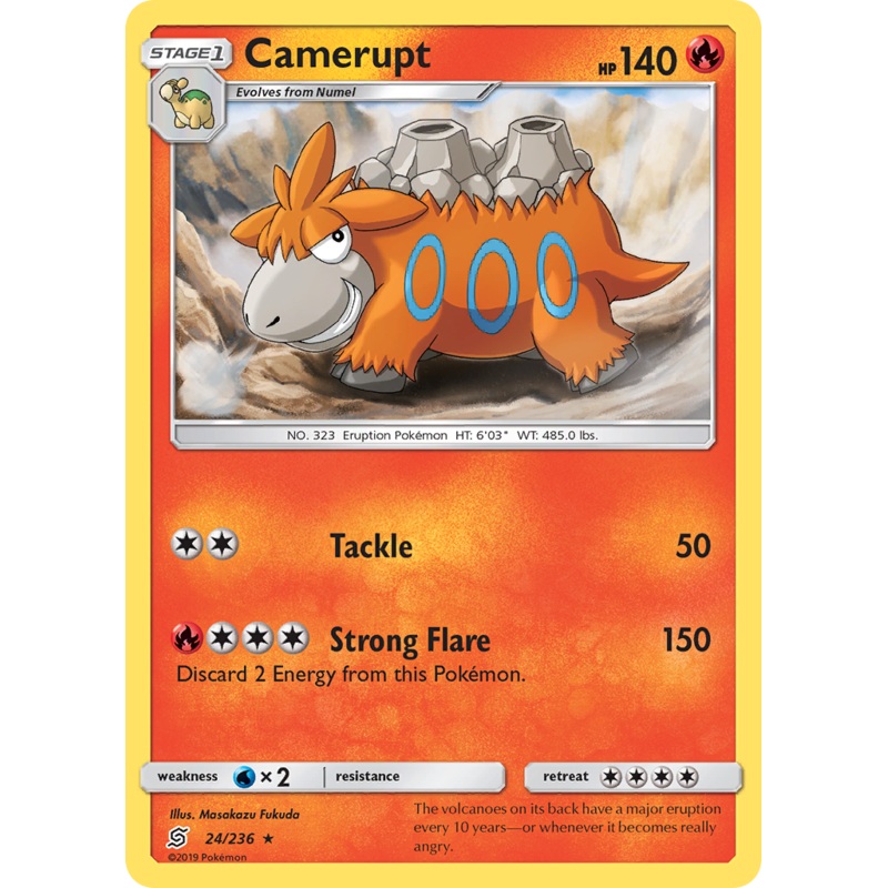 Camerupt (24/236) [Sun & Moon: Unified Minds]