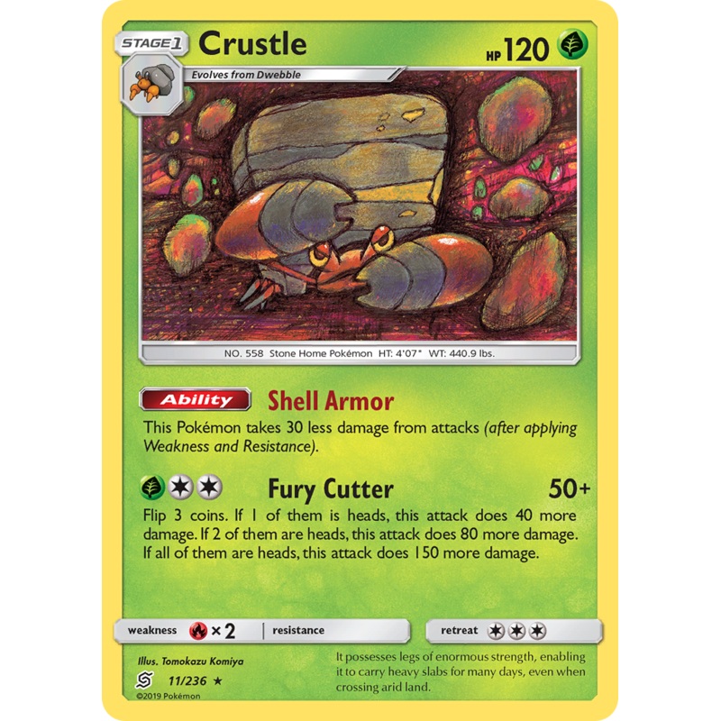 Crustle (11/236) [Sun & Moon: Unified Minds]