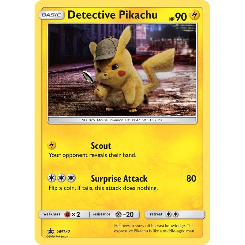 Detective Pikachu (SM170) [Sun & Moon: Black Star Promos]