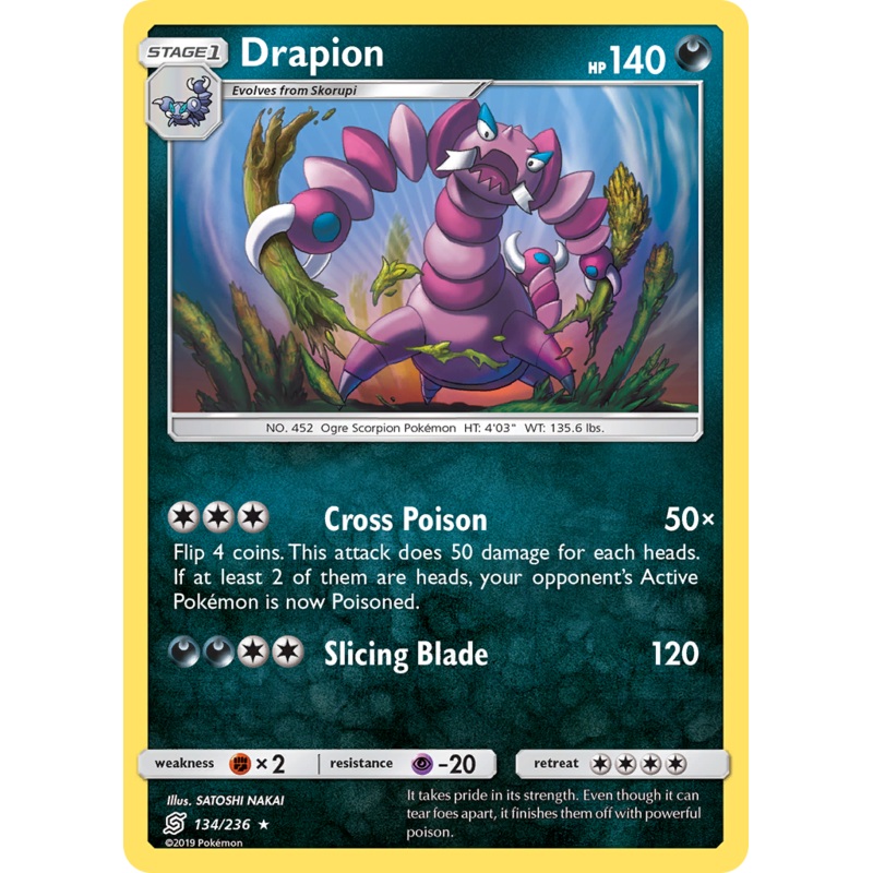 Drapion (134/236) [Sun & Moon: Unified Minds]