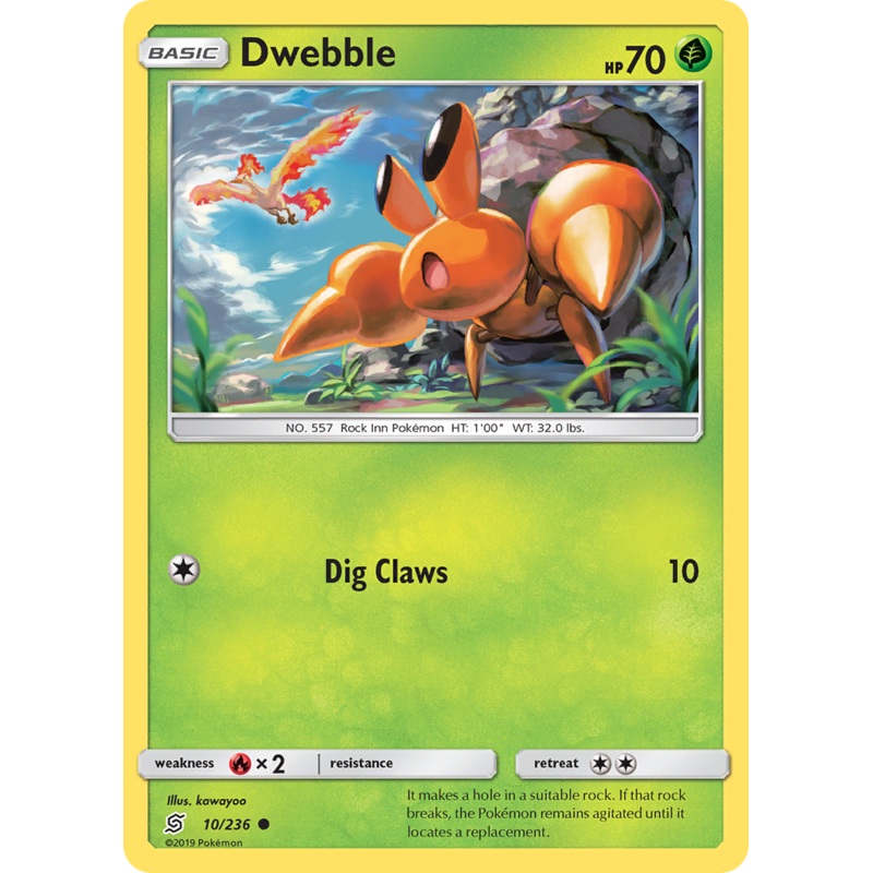 Dwebble (10/236) [Sun & Moon: Unified Minds]
