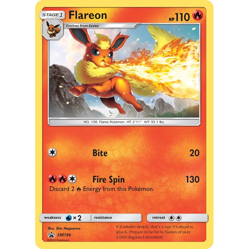 Flareon (SM186) [Sun & Moon: Black Star Promos]