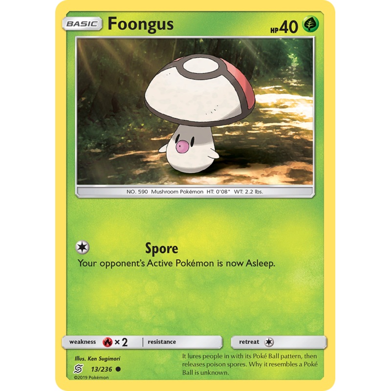 Foongus (13/236) [Sun & Moon: Unified Minds]