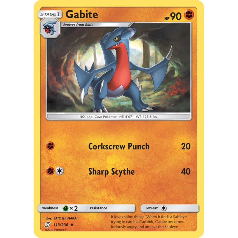 Gabite (113/236) [Sun & Moon: Unified Minds]