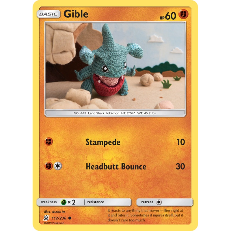 Gible (112/236) [Sun & Moon: Unified Minds]