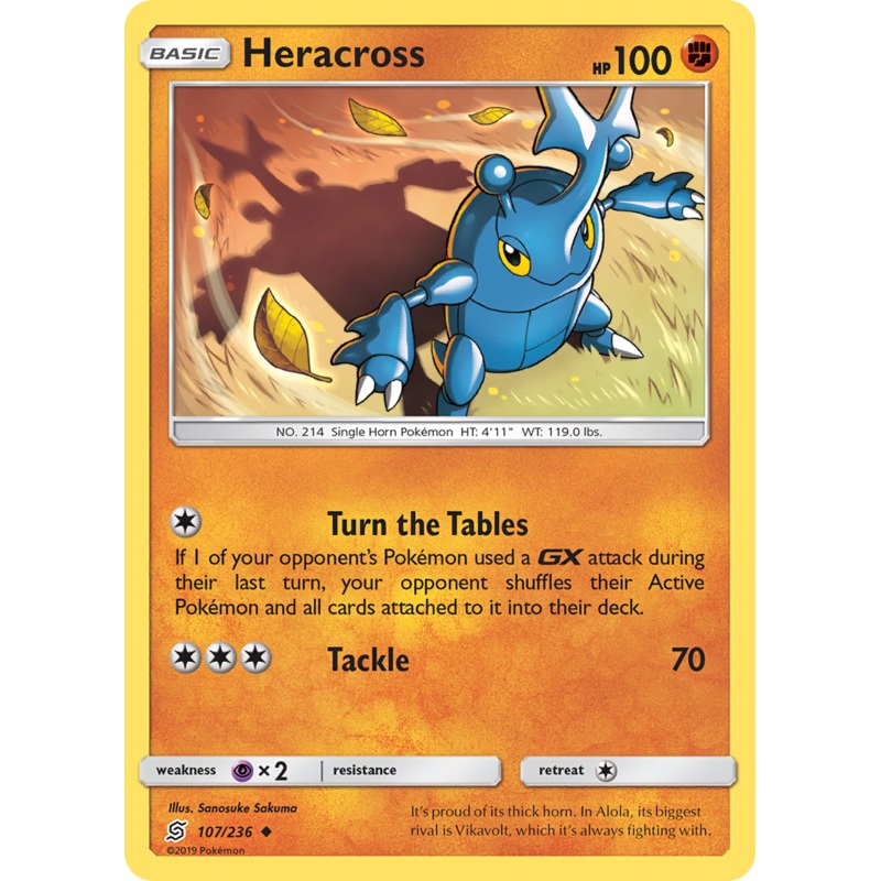 Heracross (107/236) [Sun & Moon: Unified Minds]