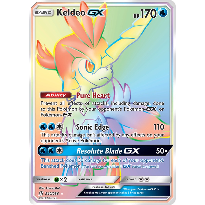 Keldeo GX (240/236) [Sun & Moon: Unified Minds]