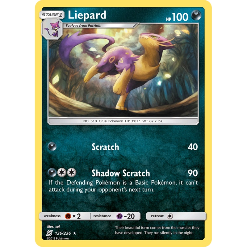 Liepard (136/236) [Sun & Moon: Unified Minds]