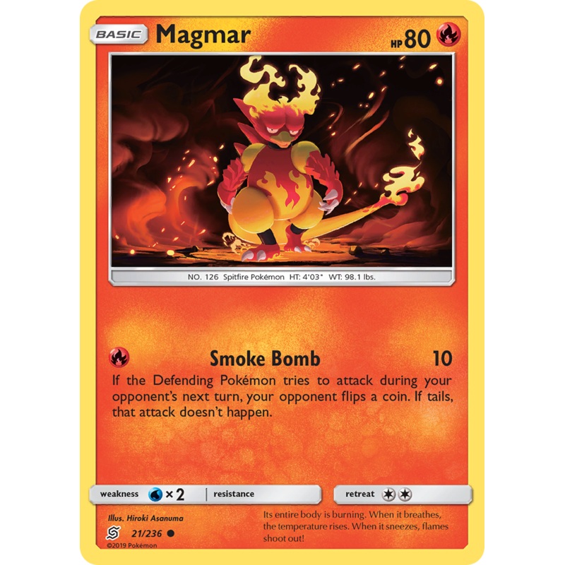 Magmar (21/236) [Sun & Moon: Unified Minds]