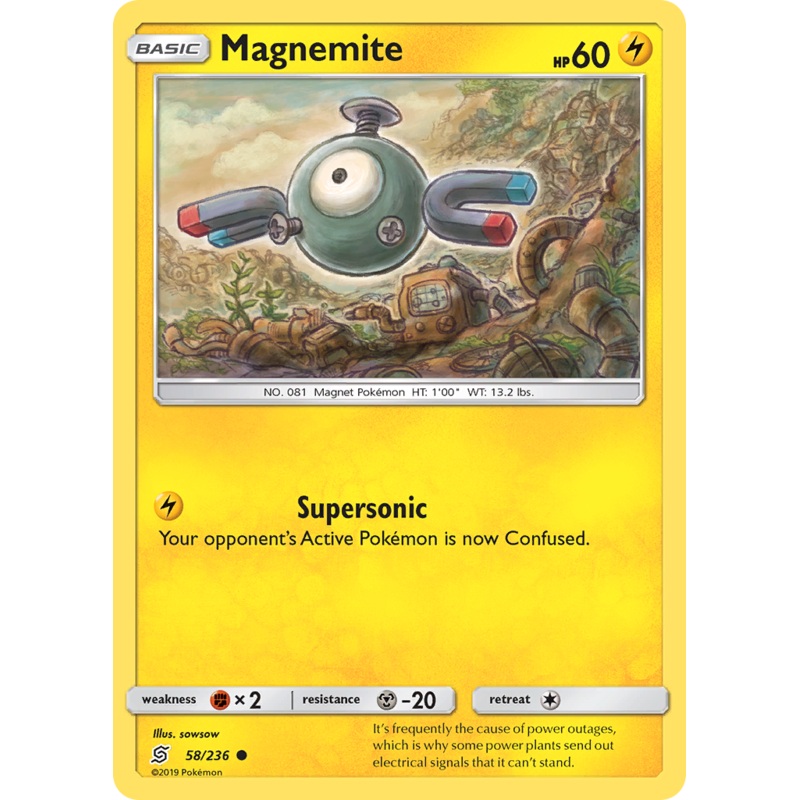 Magnemite (58/236) [Sun & Moon: Unified Minds]