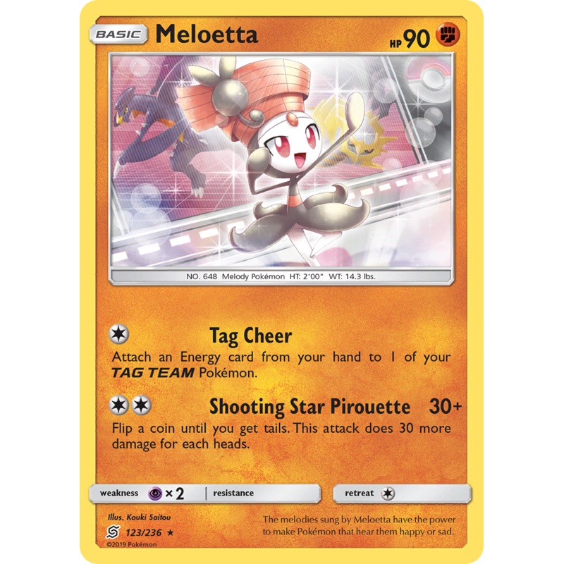 Meloetta (123/236) [Sun & Moon: Unified Minds]