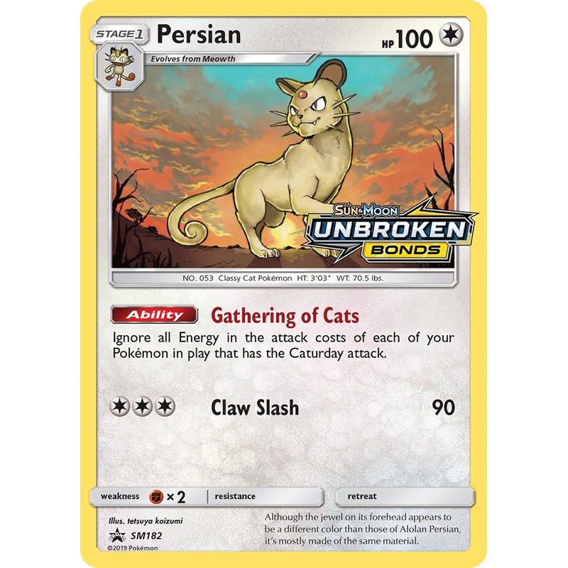 Persian (SM182) [Sun & Moon: Black Star Promos]