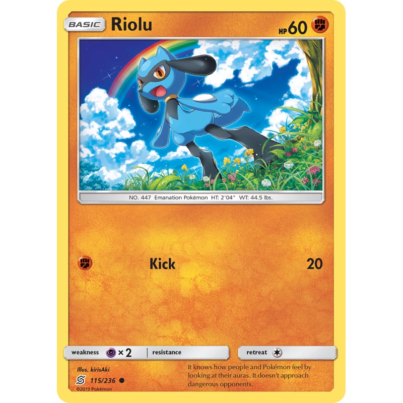 Riolu (115/236) [Sun & Moon: Unified Minds]
