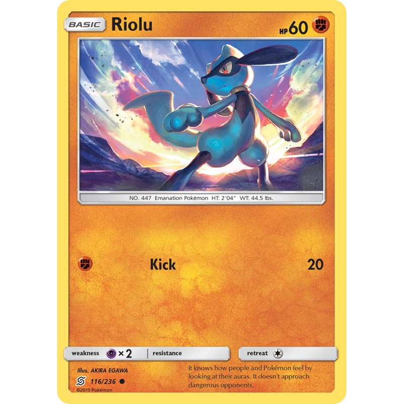 Riolu (116/236) [Sun & Moon: Unified Minds]