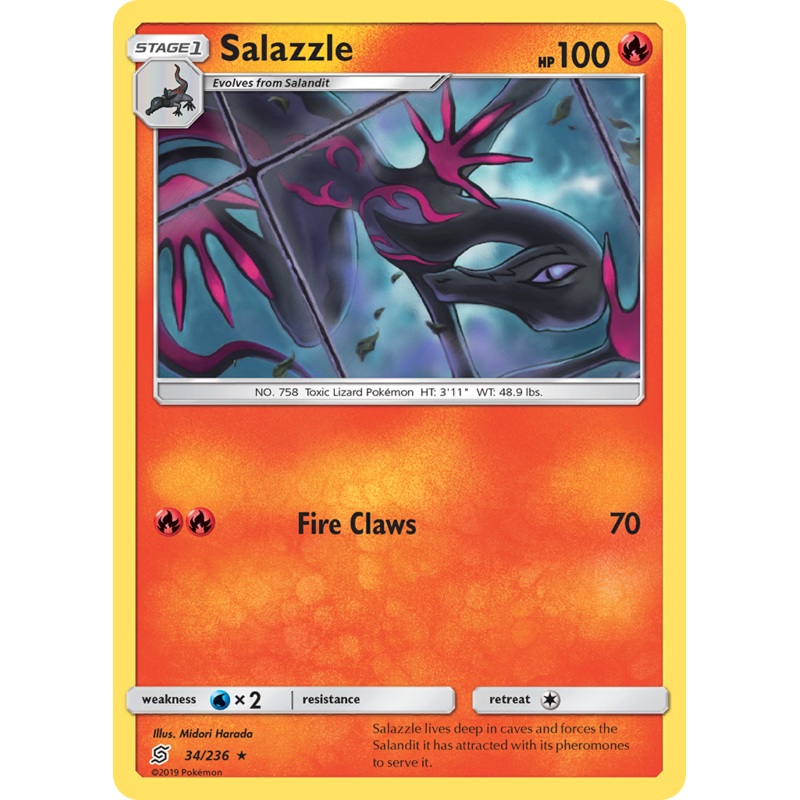 Salazzle (34/236) [Sun & Moon: Unified Minds]