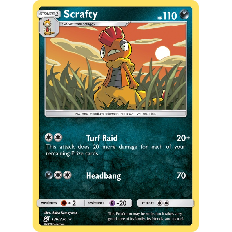 Scrafty (138/236) [Sun & Moon: Unified Minds]