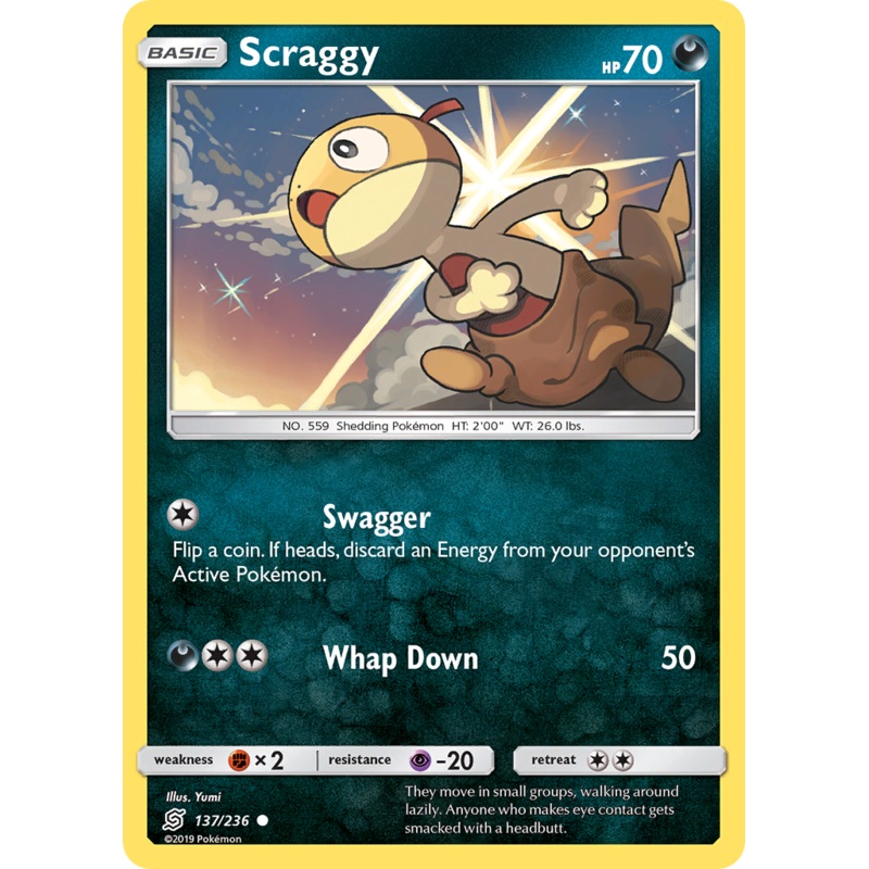 Scraggy (137/236) [Sun & Moon: Unified Minds]