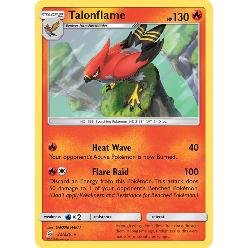 Talonflame (32/236) [Sun & Moon: Unified Minds]