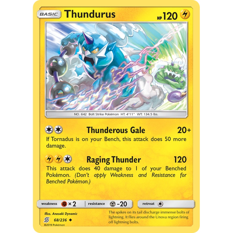 Thundurus (68/236) [Sun & Moon: Unified Minds]