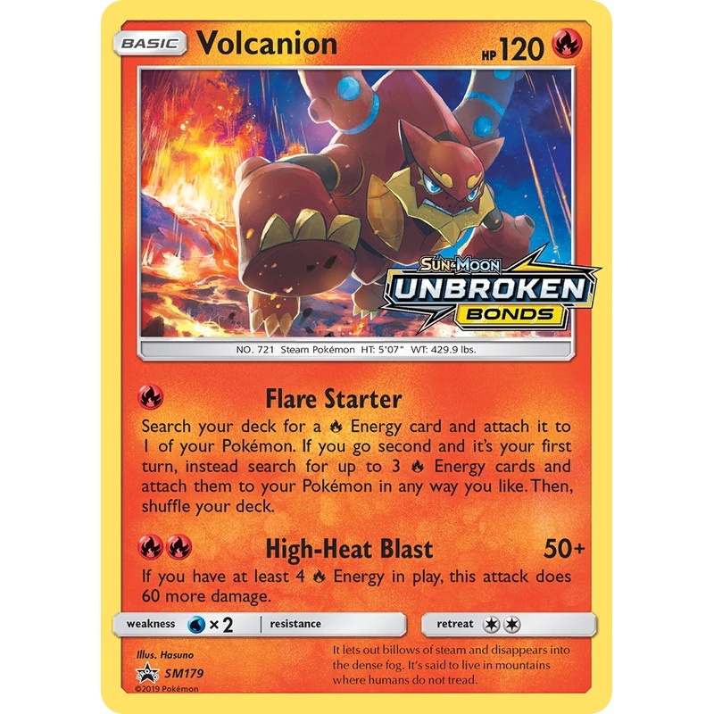 Volcanion (SM179) [Sun & Moon: Black Star Promos]