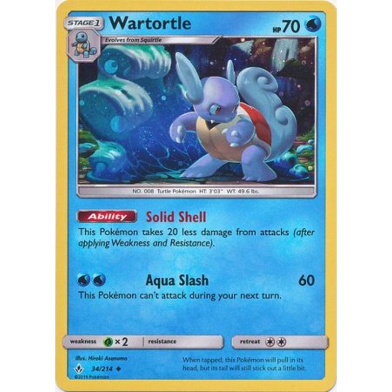 Wartortle (34/214) (Premium Collection Promo) [Sun & Moon: Unbroken Bonds]