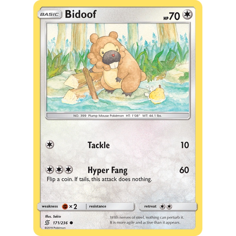Bidoof (171/236) [Sun & Moon: Unified Minds]