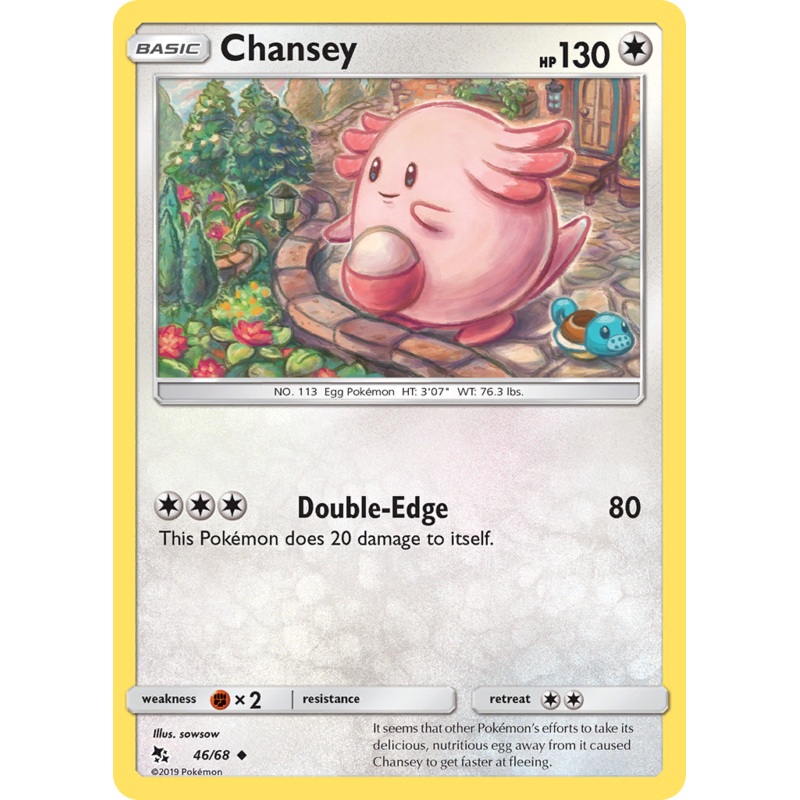 Chansey (46/68) [Sun & Moon: Hidden Fates]