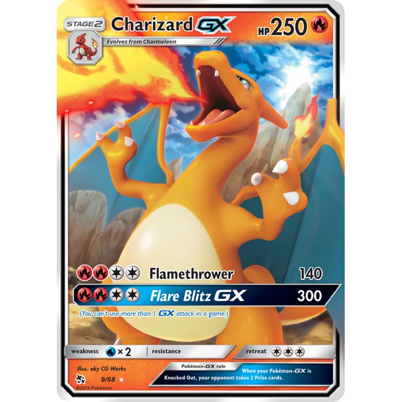 Charizard GX (9/68) [Sun & Moon: Hidden Fates]