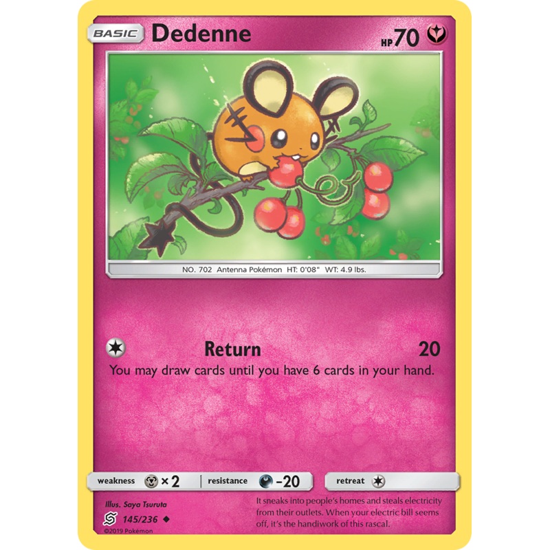 Dedenne (145/236) [Sun & Moon: Unified Minds]