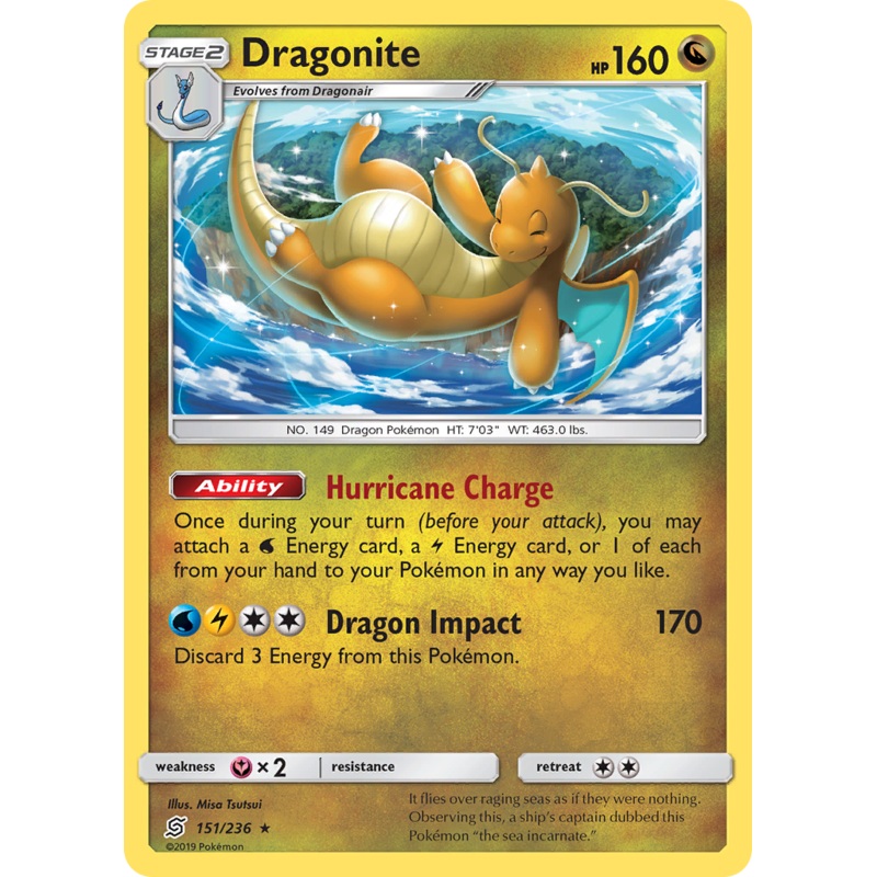 Dragonite (151/236) [Sun & Moon: Unified Minds]