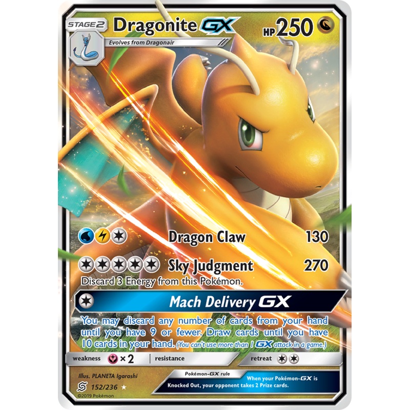 Dragonite GX (152/236) [Sun & Moon: Unified Minds]