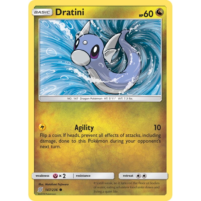 Dratini (147/236) [Sun & Moon: Unified Minds]