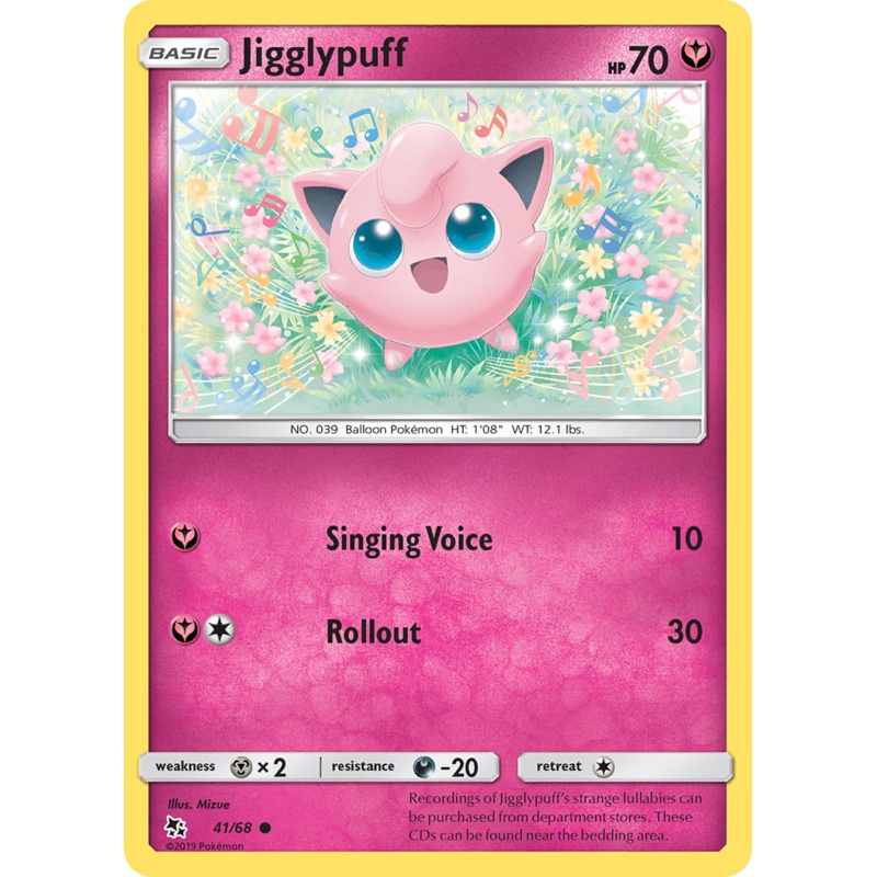 Jigglypuff (41/68) [Sun & Moon: Hidden Fates]