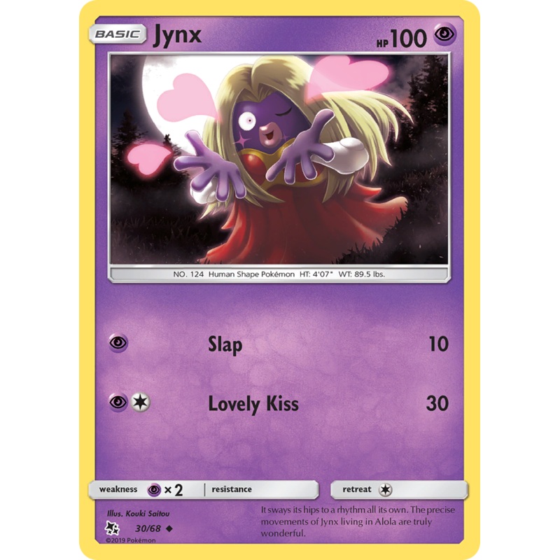 Jynx (30/68) [Sun & Moon: Hidden Fates]