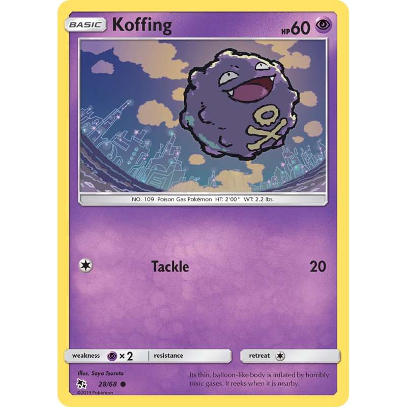 Koffing (28/68) [Sun & Moon: Hidden Fates]