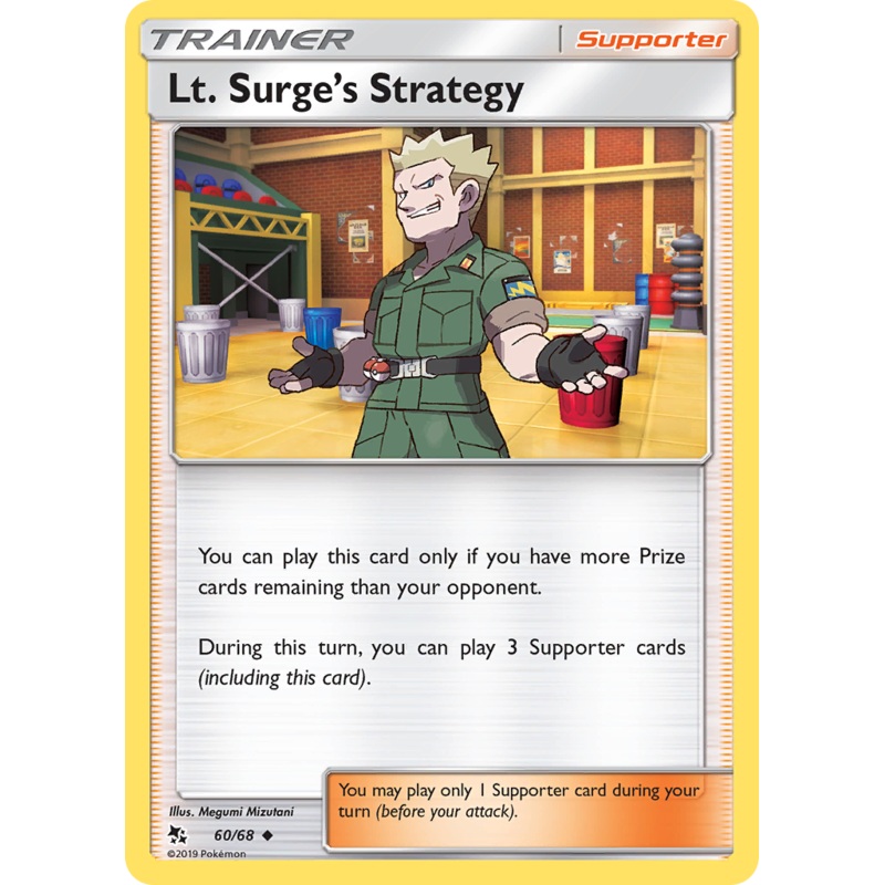 Lt. Surge's Strategy (60/68) [Sun & Moon: Hidden Fates]