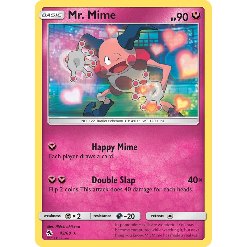 Mr. Mime (43/68) [Sun & Moon: Hidden Fates]